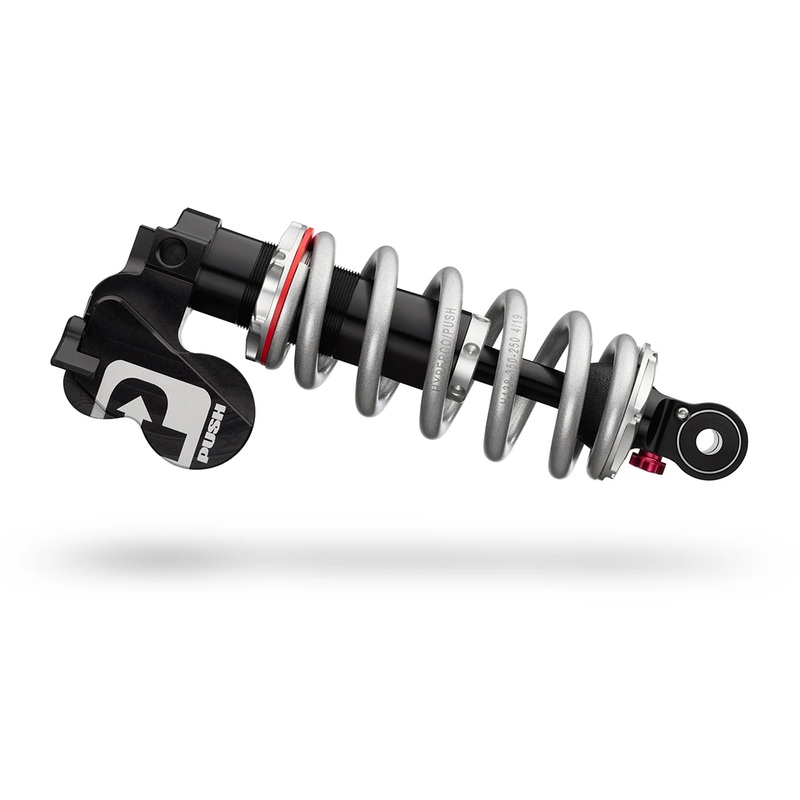 Push Industries ElevenSix Rear Shock, Forbidden Dreadnought (205 x 65) Trunnion Metric, Liquid Black, (Special Order Item)