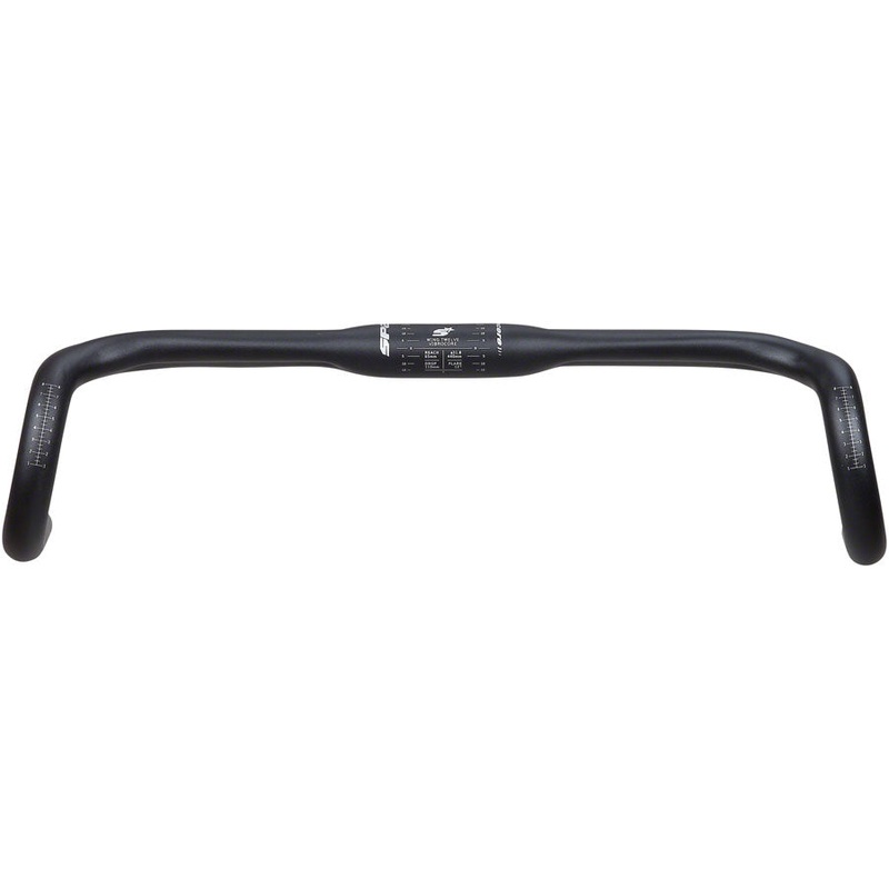 Spank Wing 12 Vibrocore Drop Handlebar Diameter: 31.8mm 420mm Drop: 110mm Reach: 72mm Black