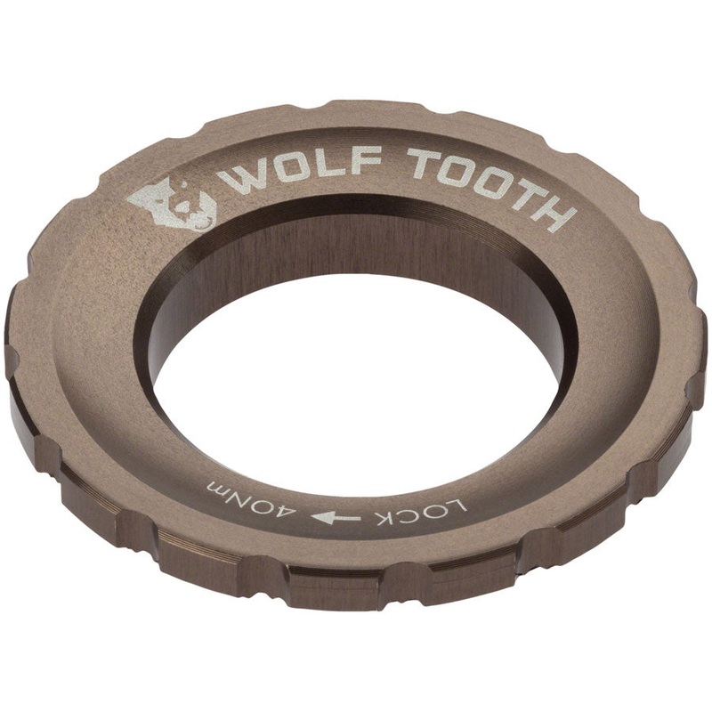 Wolf Tooth CenterLock Rotor Lockring – External Splined, Espresso