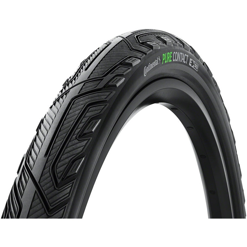 Continental Pure Contact Tire – 27.x 2.2 Clincher Folding BLK/Graphite Reflex Vectran / PolyX Breaker E50