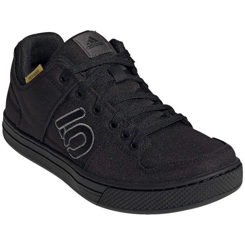 Five Ten Freerider Canvas Flat Shoes – Mens Core BLK/DGH Solid Gray/Gray Five 8.5