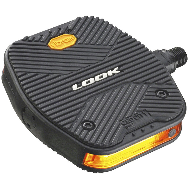 LOOK GEO CITY VISION GRIP Pedals – Platform, Chromoly, 9/16, Black