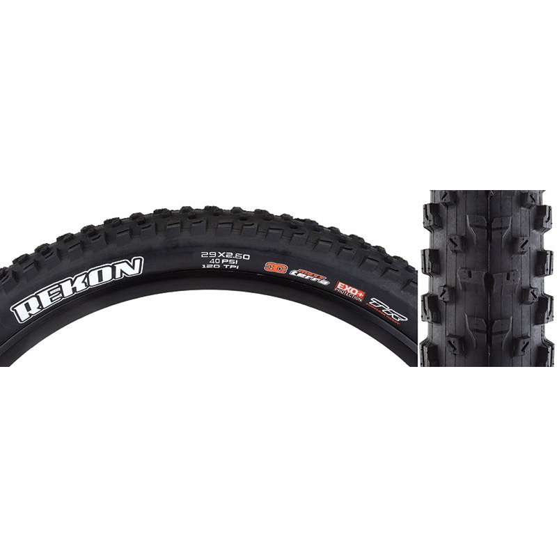 Maxxis Rekon Tire – 29 x 2.6 Tubeless Folding Black 3C MaxxTerra EXO+