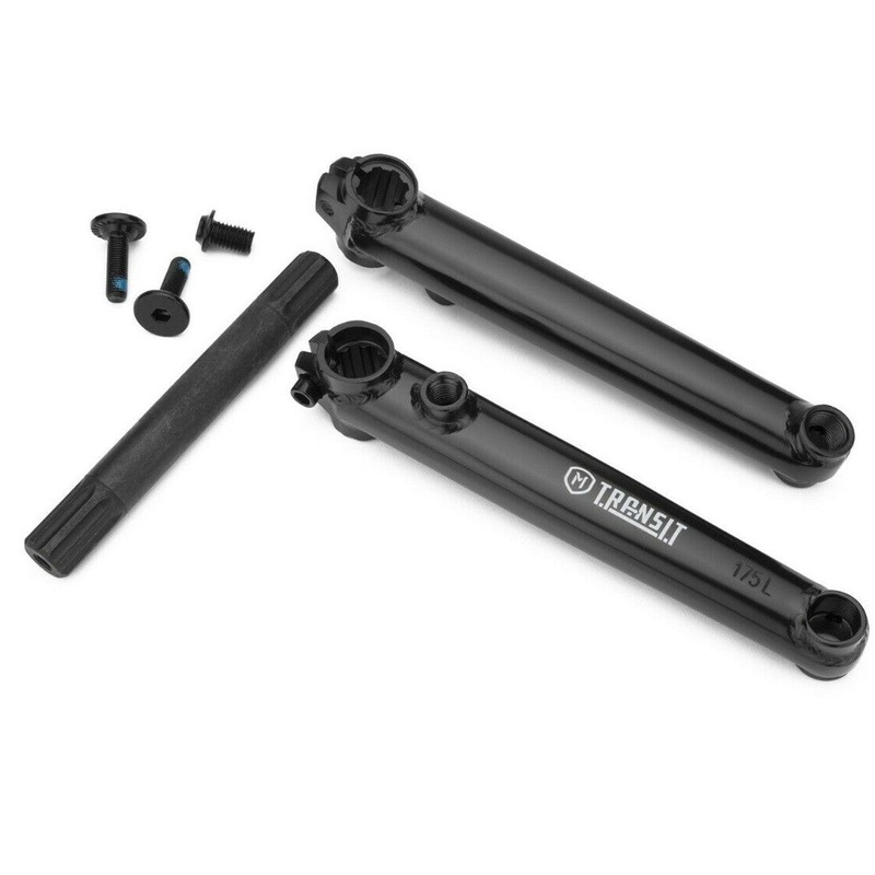 Mission Transit V2 3-Piece BMX crank – 175mm – Black