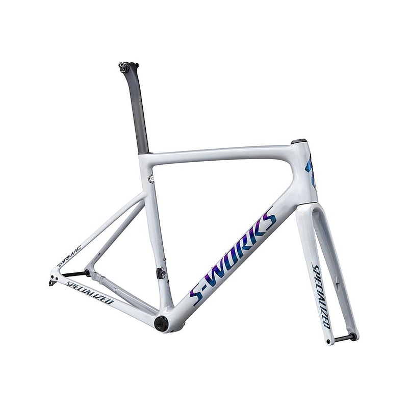 Specialized tarmac sl6 S-Works disc frmset gloss cool grey/dove grey/diamond dust/murano pearl 52