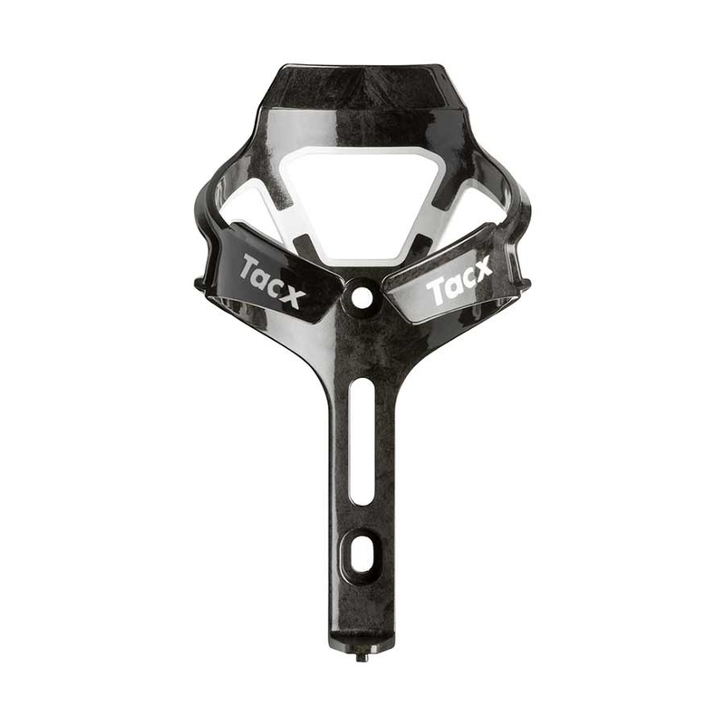 Tacx Ciro Water Bottle Cage – White | Made Of Polyamide Reinforced By Carbon
