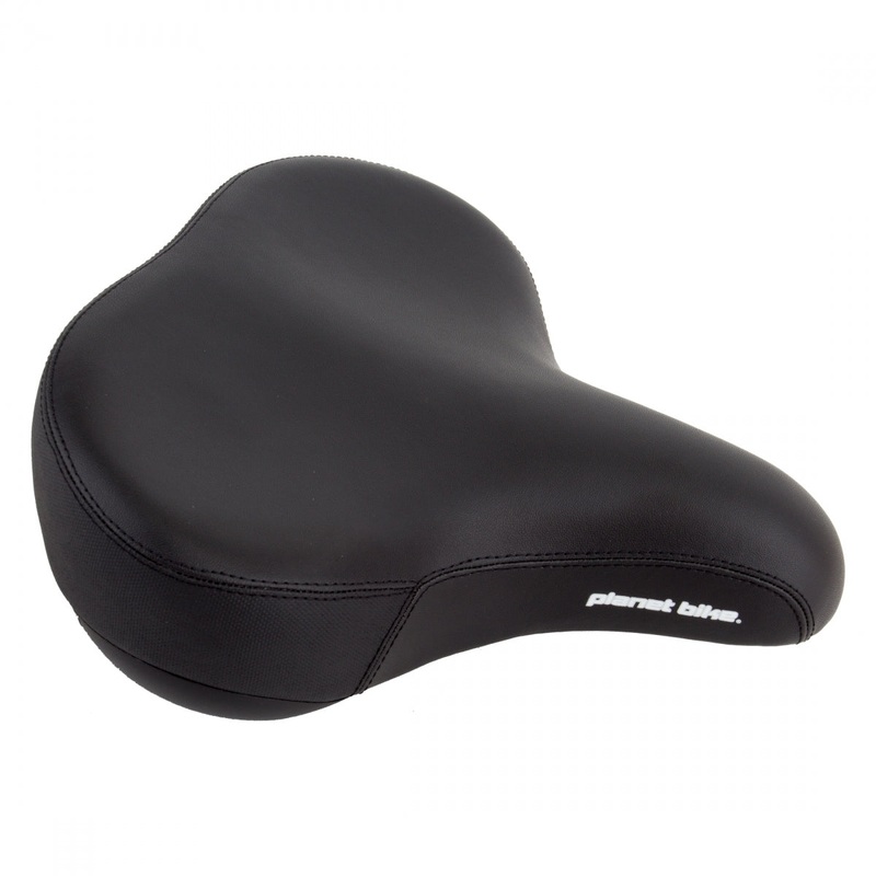 Bike Saddle Planet Bike Comfort Tractor – Black Weatherproof Cover Supersoft Unisex