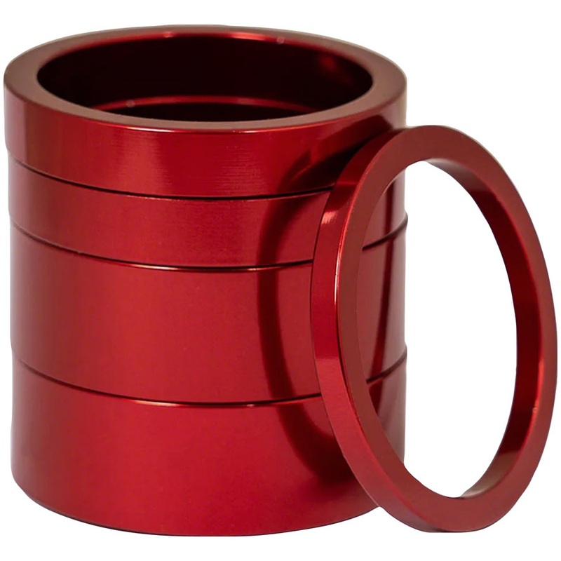 Chris King Headset Spacer Kit 2 – Alloy 1-1/8″ Red