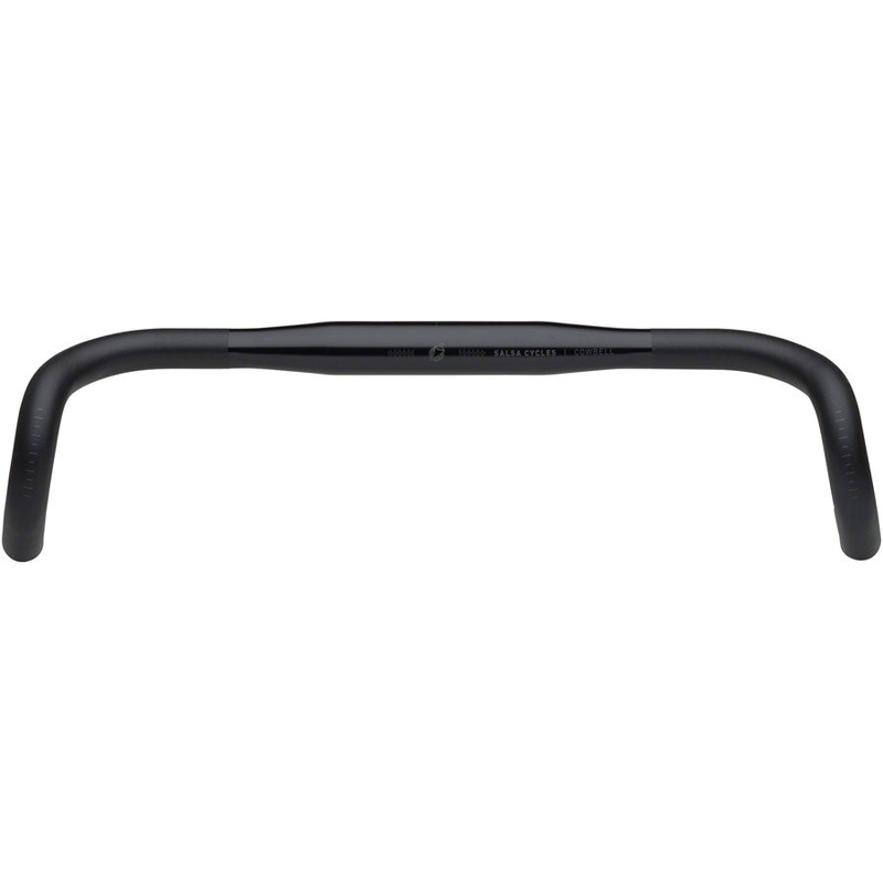 Cowbell Deluxe Drop Handlebar – Aluminum 31.8mm 44cm Black