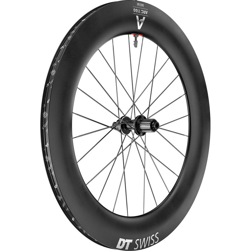 DT Swiss ARC 1100 DiCut 85 Rear Wheel – 700, 12 x 142mm, Center-Lock, HG11 Road/XDR, Ratchet EXP 36, Black