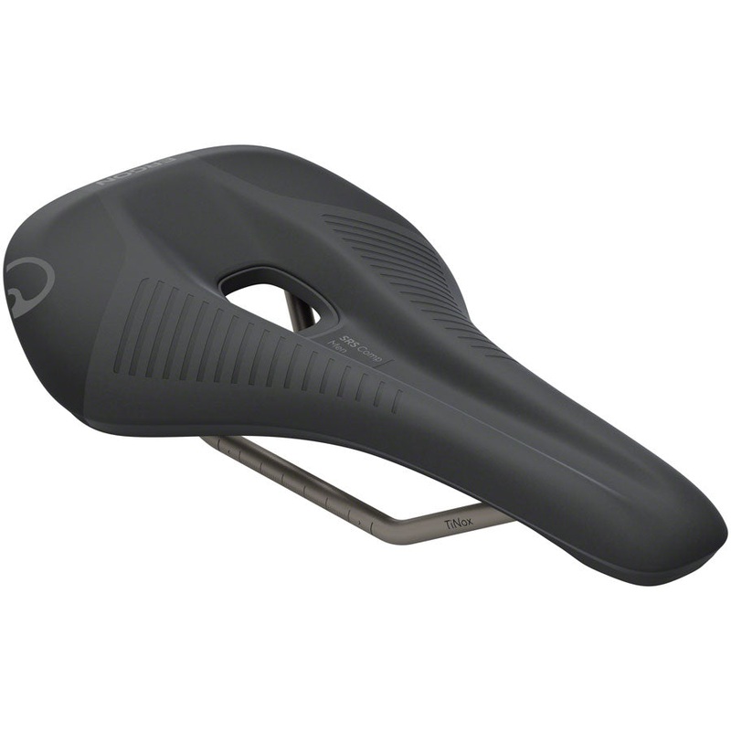 Ergon SRS Comp Saddle – TiNox XP Black Mens Small/Medium