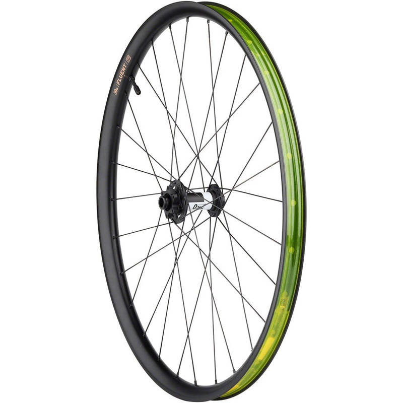 Fluent Mountain Front Wheel – 29″ 15 x 110mm Boost 6-Bolt Carbon DT350 28H