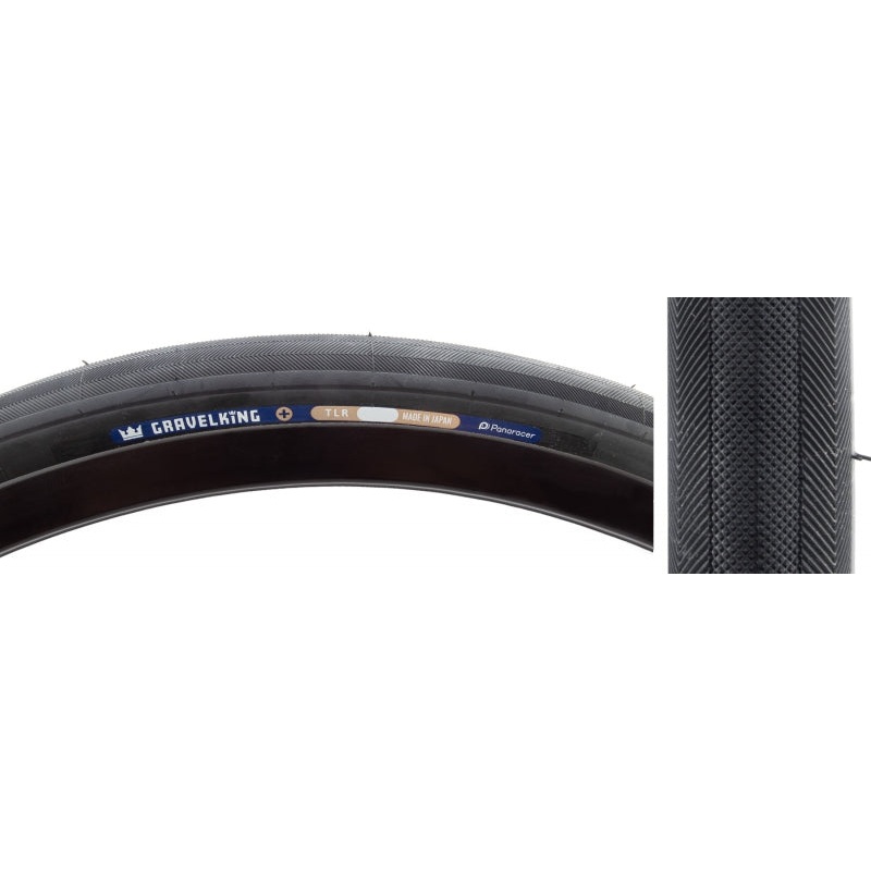 GravelKing Slick Plus Tire – 700 x 40 Tubeless Folding Black