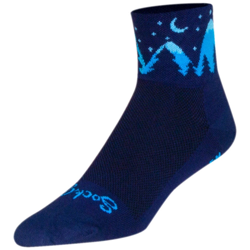 SockGuy Classic Midnight Socks – 3″ Black Large/X-Large