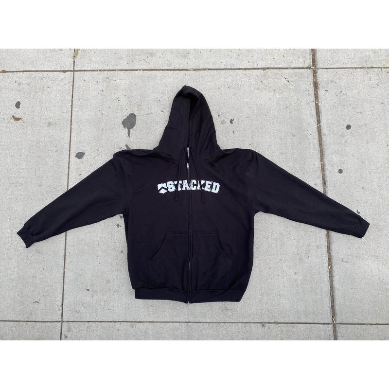 Stacked Earthquake Zip up Hoodie