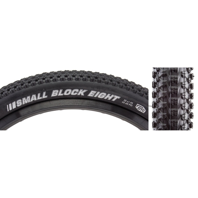 20×1.95 Kenda Small Block Eight 8 BMX Race Tire – All Black