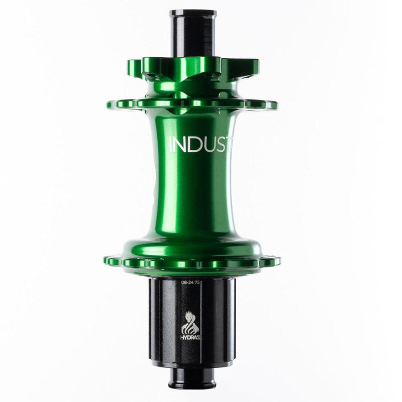 Industry Nine Hydra 2 Classic Rear Hub – 12 x 148mm 6-Bolt Micro Spline Green 32H