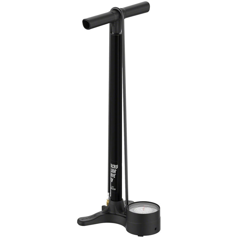 Lezyne Macro HV Floor Drive Pump – ABS Flat Black