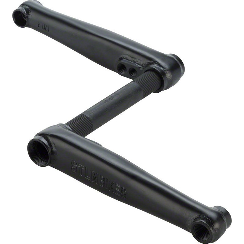 Stolen Talon V2 3-Piece Crankset – 165mm Matte Black