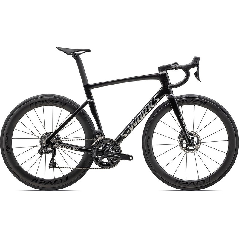 2023 Specialized tarmac sl7 S-Works di2 bike gloss black pearl granite over carbon / chrome 49