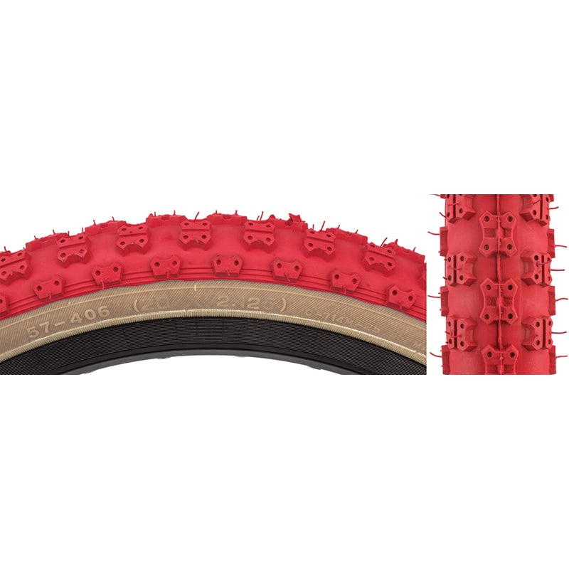 20×2.125 CST Comp III 3 BMX Tire – Red w/ Light Skinwall