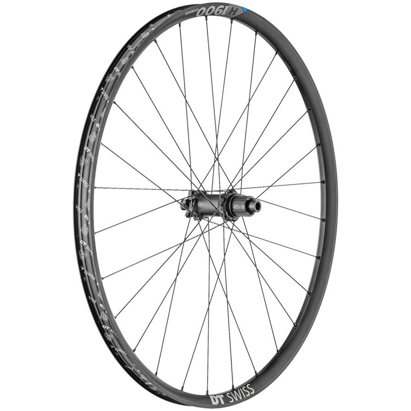DT Swiss H 1900 Spline 30 Rear Wheel – 27.5″, 12 x 148mm, 6-Bolt, Micro Spline, Black