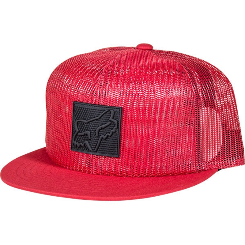 Fox Implication Snapback Hat-Red