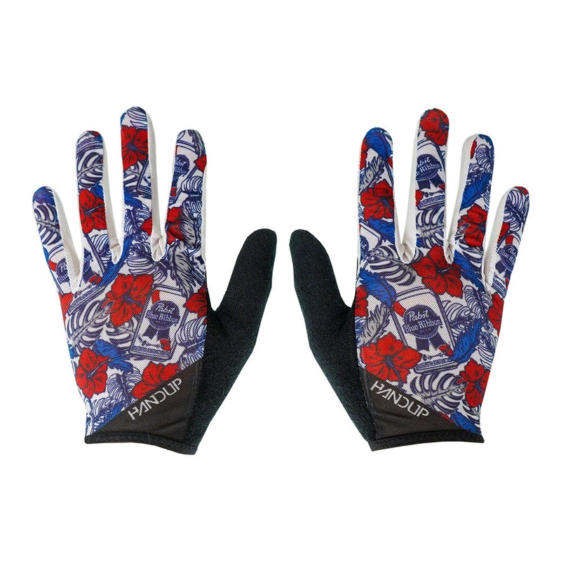 Handup Vented Gloves – Size 11 / Adult X-Large – PBR Bo-Can-Ical (Blue/Red/White)