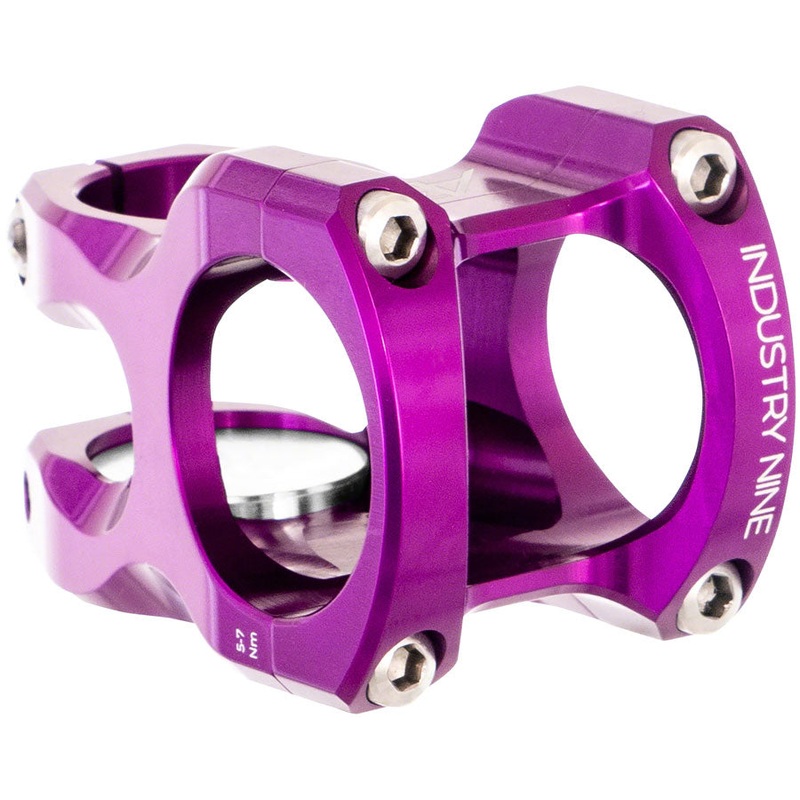 Industry Nine A35 Stem – 40mm 35 Clamp +/-8 1 1/8″ Aluminum Purple