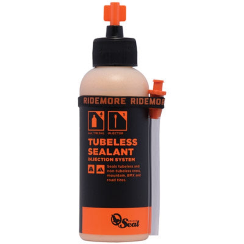 Orange Seal Tire Sealant, 4Oz W/Injection System Regular Sealant W/Inj System Orange Seal Tubetireca