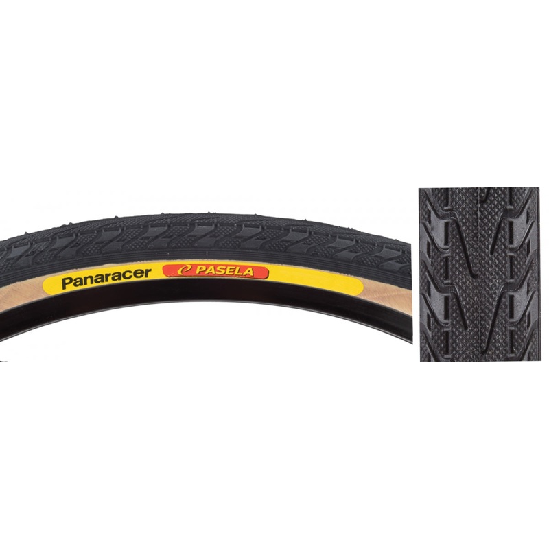 Panaracer Pasela 27.5 x 1.75 Clincher Wire TPI 90 Black/Ysk Reflective AW65042B-LX-17