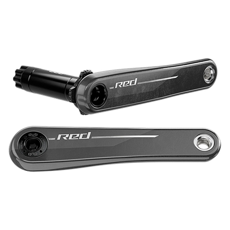 RED 1x XPLR Wide Crank Arm Assembly – 160mm 13-Speed 8-Bolt Direct Mount DUB Spindle Natural Carbon E1