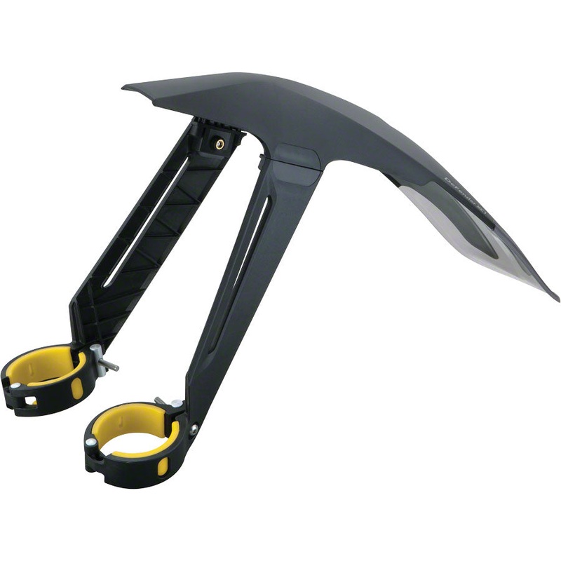 Topeak Defender XC1 2-piece Front Fender, Black Lightweight, Moto Inspired
