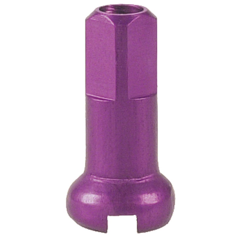 DT Swiss 2.0 x 12mm Purple Alloy Nipples, Box of 100