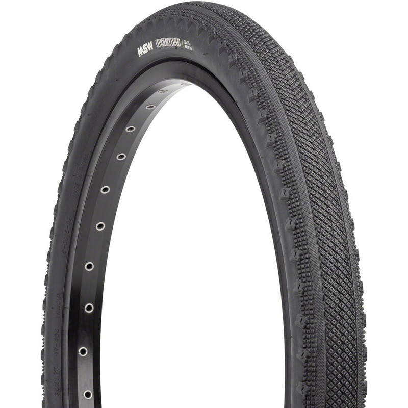 MSW Efficiency Expert Tire – 20 x 1.75 Black Rigid Wire Bead 33tpi