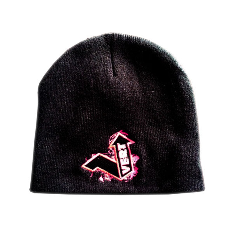 Vert Skully Beanie-Black/Pink