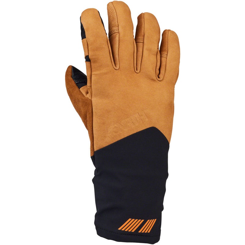 45NRTH 2024 Sturmfist 5 LTR Leather Gloves – Tan/Black Full Finger Medium