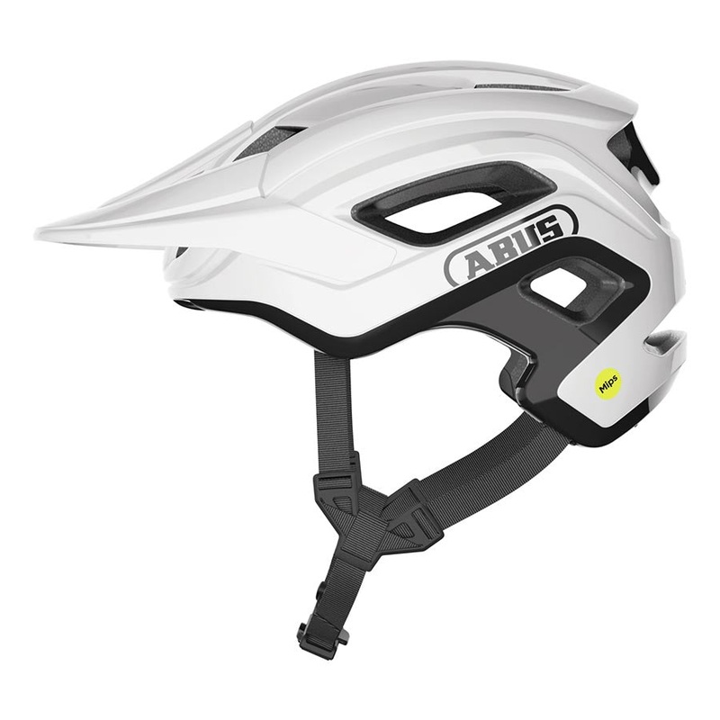 Abus CliffHanger MIPS Helmet – Shiny White Large