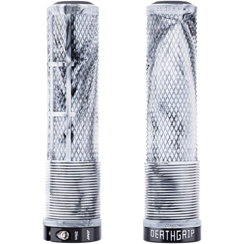DMR DeathGrip 2 Flangeless Grips – Thick Lock-On Snow Camo