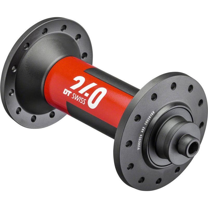 DT Swiss 240 Front Hub – QR x 100mm Black/Red 20H