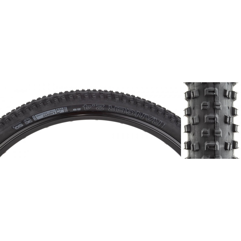 Tire Wtb Ranger 29X2.4 Black/Bk Light Fr Tcs/60/Dual-Dna/Sg2 Fold