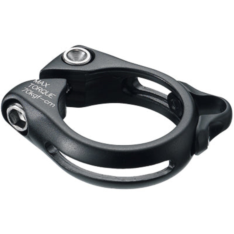 Uc Seat Clamp,Cable Guide 31.8, W/Promax Logo Aluminum Seatpost Clamp Ultracycle Seatposts