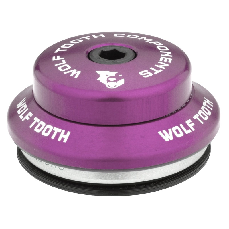 Wolf Tooth Premium IS Headsets – Integrated Upper IS42/28.6, 7mm Stack, Purple