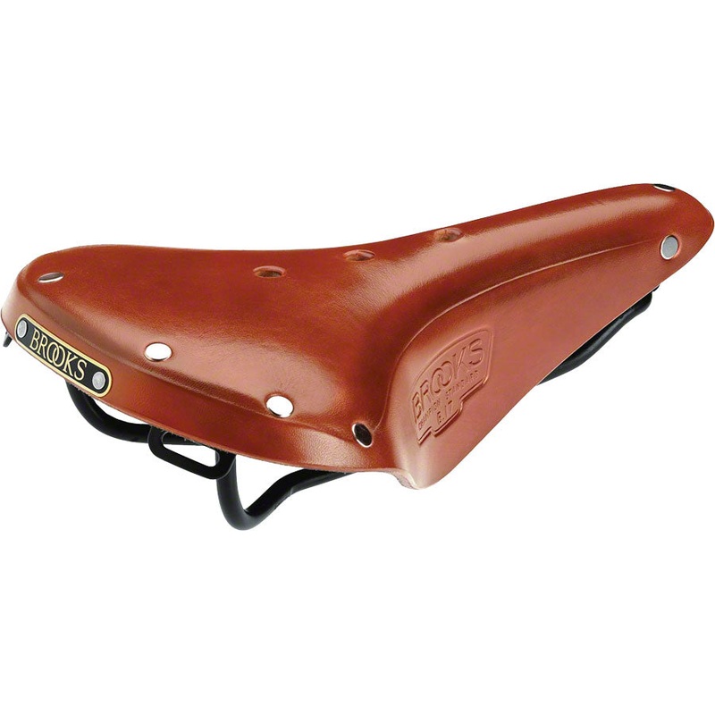 Brooks B17 Standard Saddle – Steel, Honey, Men’s