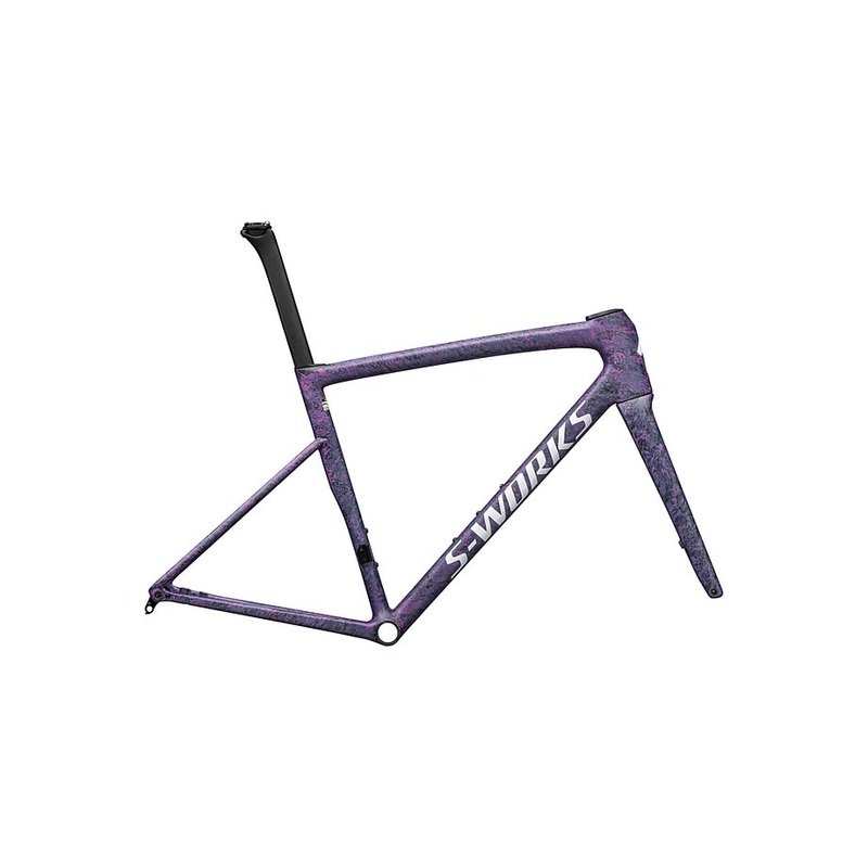 Specialized tarmac sl8 S-Works frmset satin carbon / rebel pink + deep lake metallic blurred impasto / gloss white 52