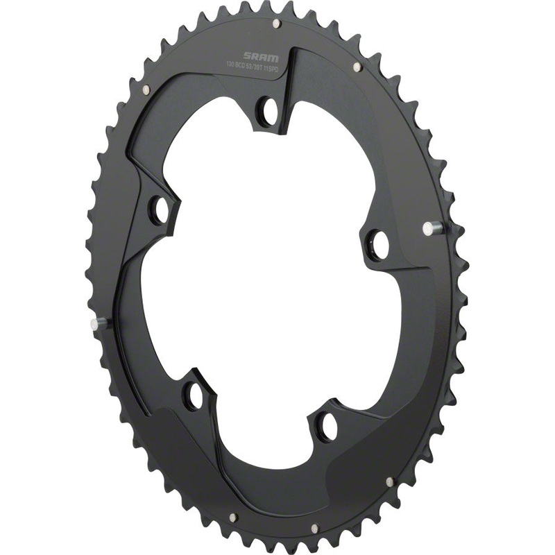SRAM Red 22 Chainring 53T x 130mm BCD 11-Speed YAW With Two Pin Positions B2