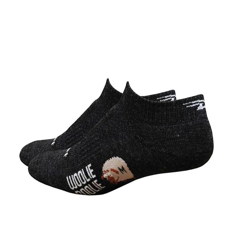 DeFeet Woolie Boolie 1″ Socks Charcoal XL Pair