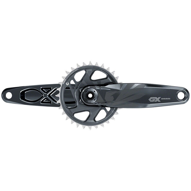 SRAM GX Eagle SuperBoost+ Crankset – 165mm, 12-Speed, 32t, Direct Mount, DUB Spindle Interface, Lunar, 56.5mm Chainline