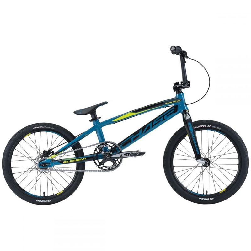 Chase Element Pro XXL BMX Race Bike-Petrol Blue/Black/Neon Yellow