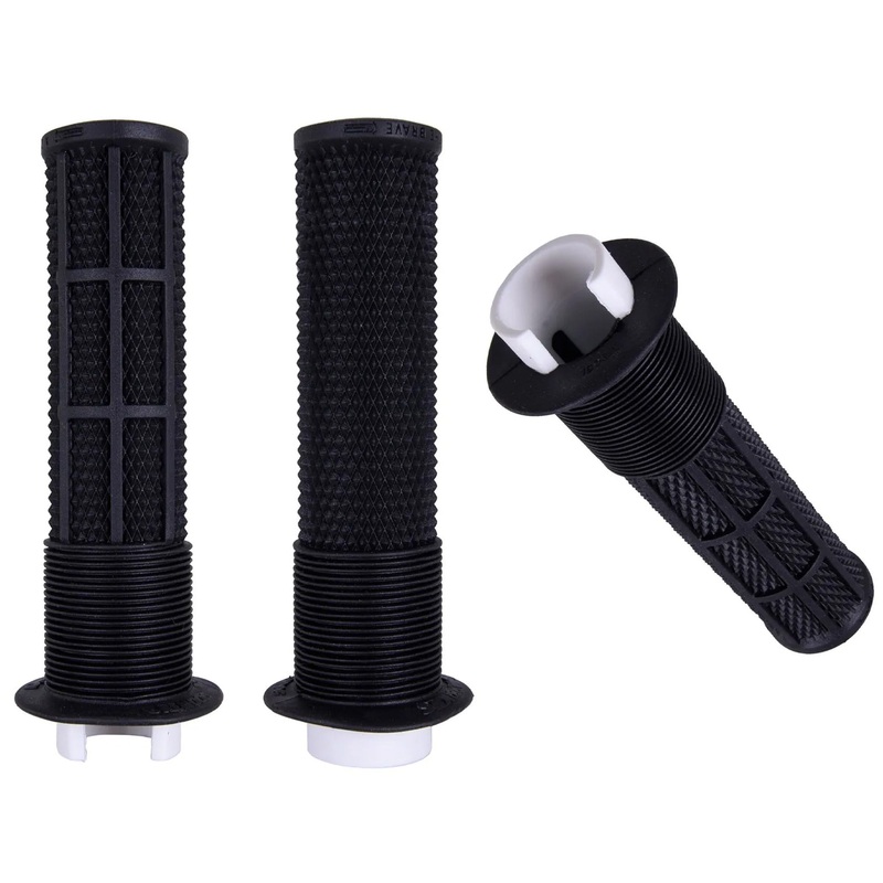 DMR Brendog Flanged DeathGrip Thick Blk NO CLAMPS